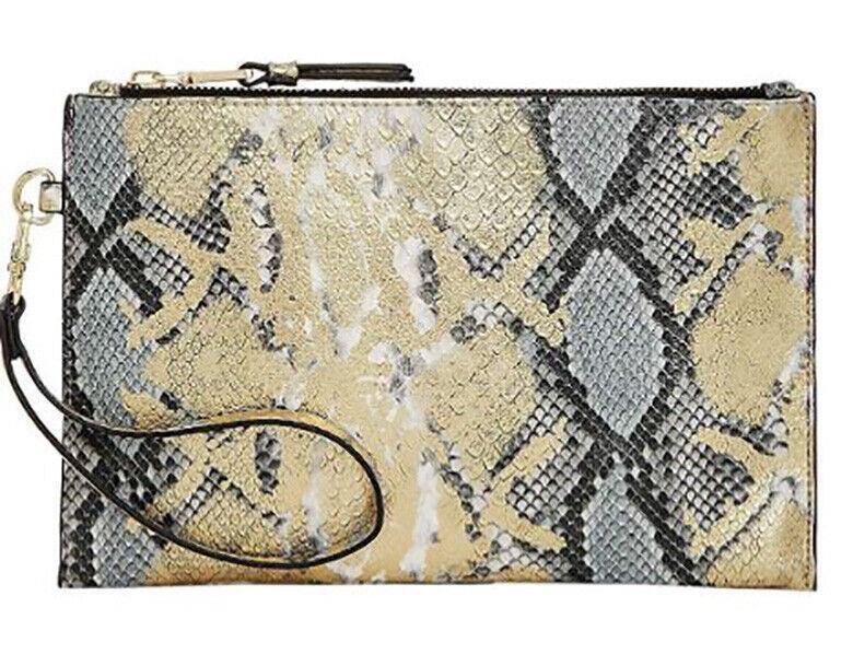 INC International Concepts Glam Snake Party Wristlet Clutch, Snake gold